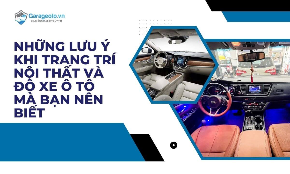 Trang trí nội thất và độ xe ô tô